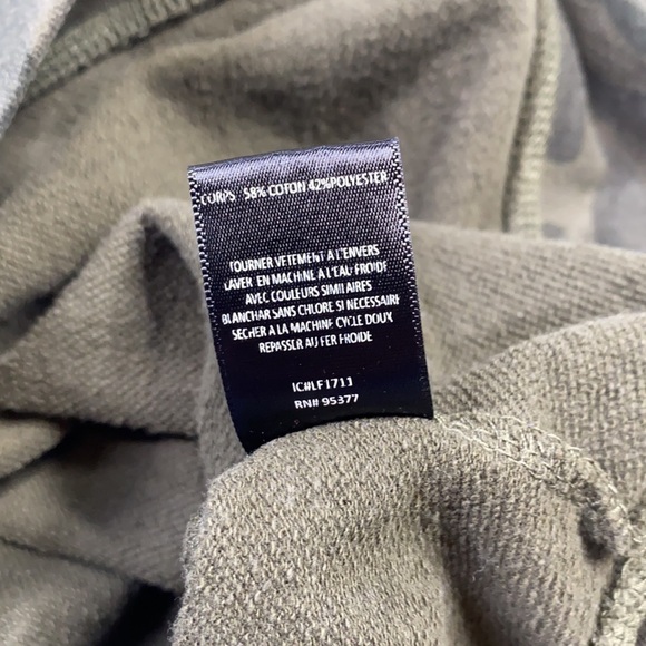 Sanctuary Green Camo Lace Up Sweatshirt Size Small - Picture 5 of 5